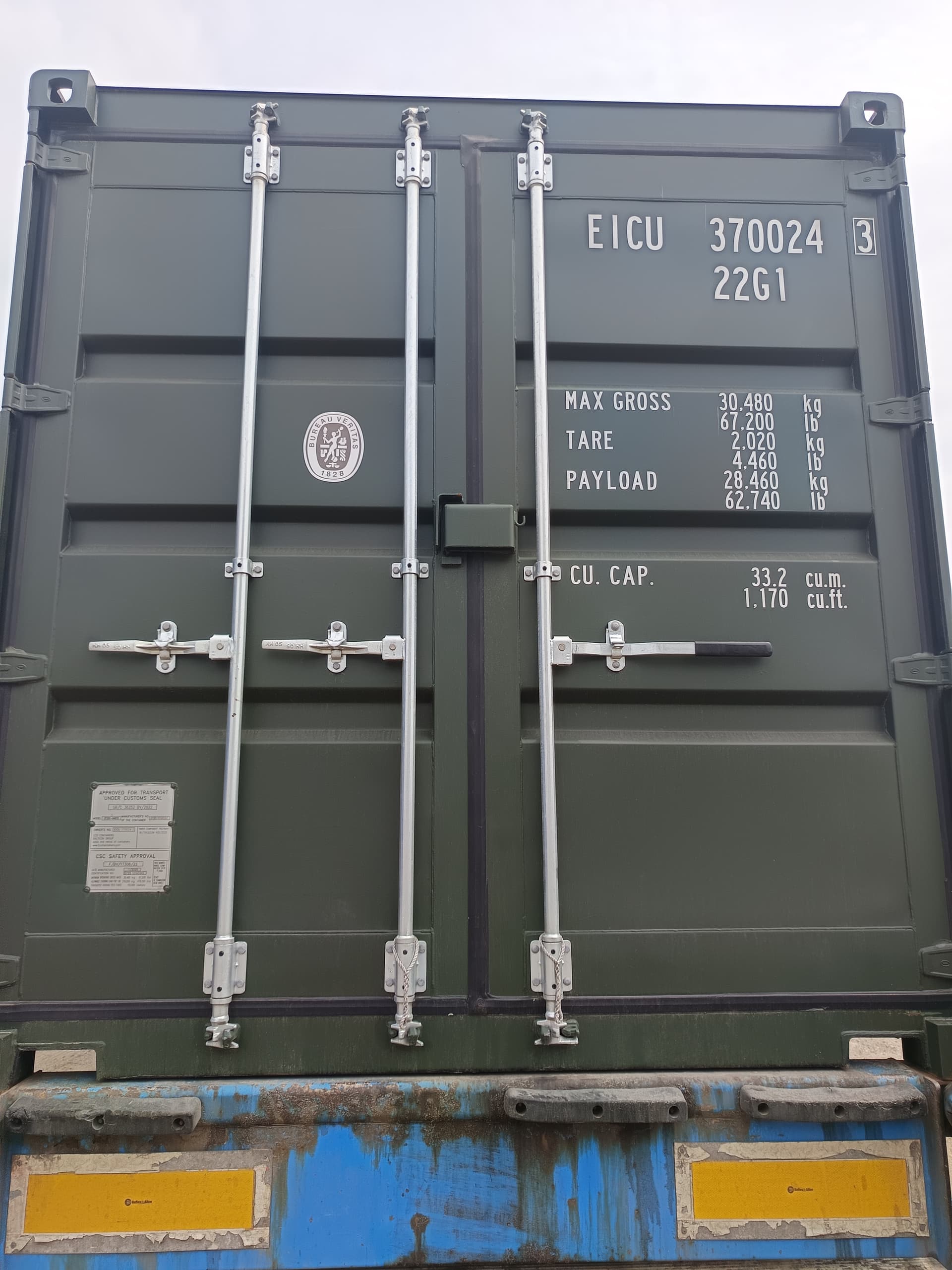 EICU 370024-3 konténer – 1. kép